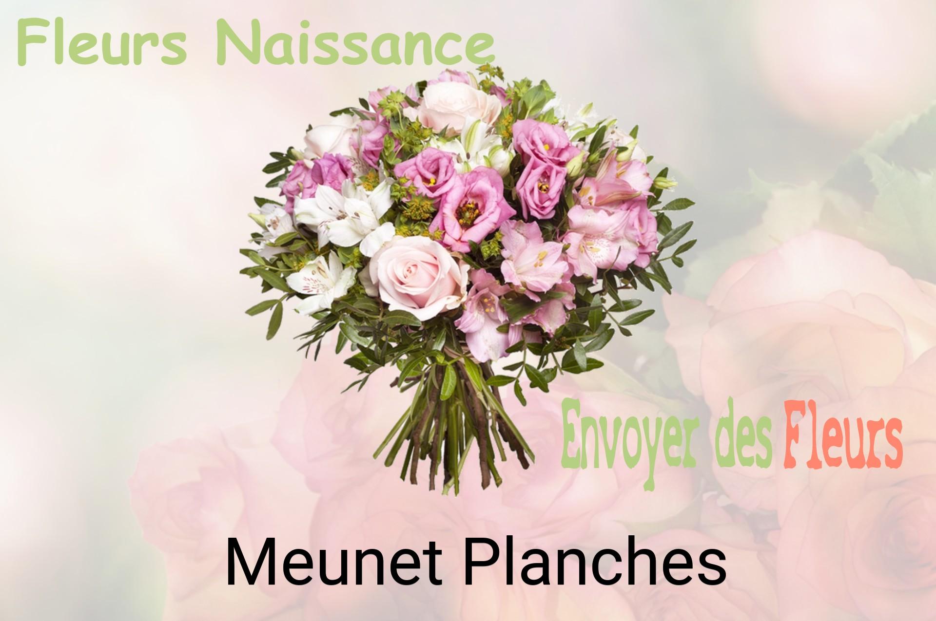 Bouquet de fleurs de naissance livré à Meunet-Planches